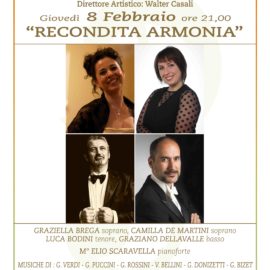 “Recondita armonia” Arie e duetti celebri del Melodramma ottocentesco