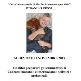 Master Class di Viola – M°Danilo Rossi