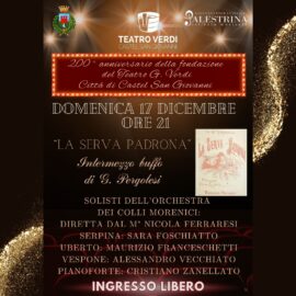 LA SERVA PADRONA di G. Pergolesi﻿